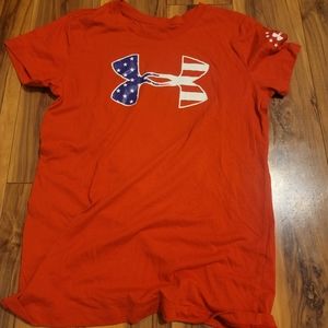 Under Armour Red White & Blue shirt